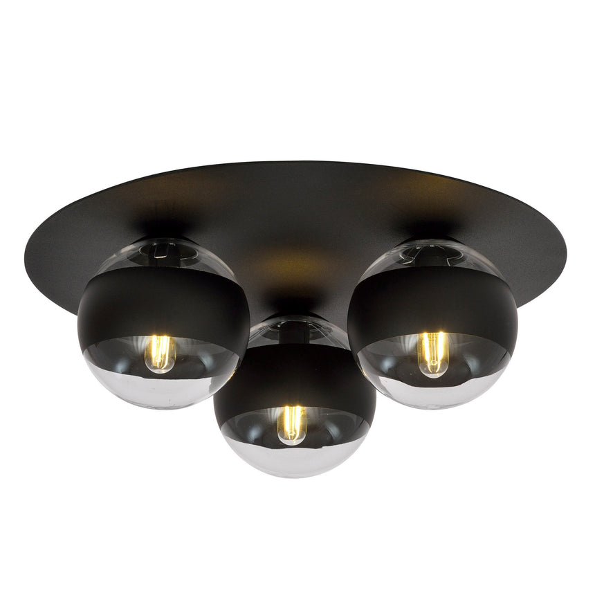 Solar 3 Stripe Metal Ceiling Lamp