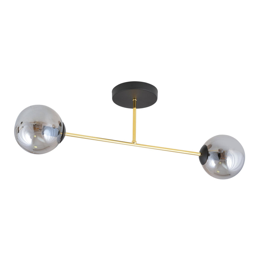 Magnum 2 BL Graphite metal ceiling lamp