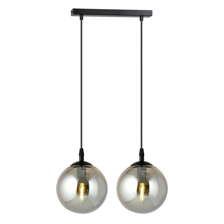 Cosmo 2 BL glass pendant lamp