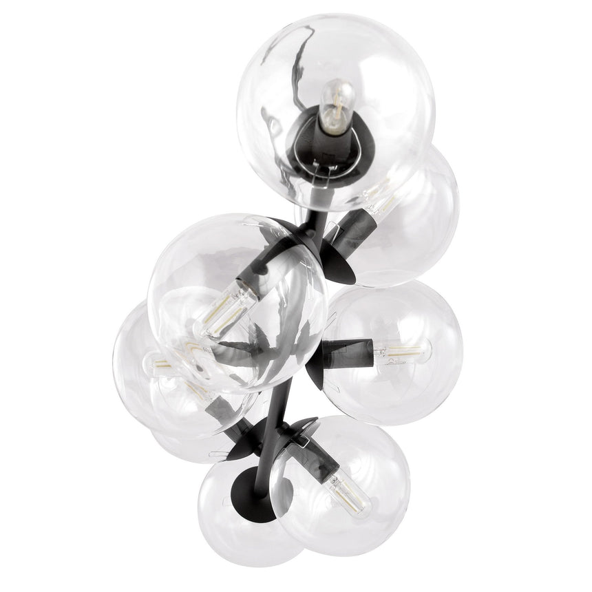 Rossi 8 BL Transparent fém függőlámpa