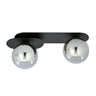 Plaza 2 BL glass ceiling lamp