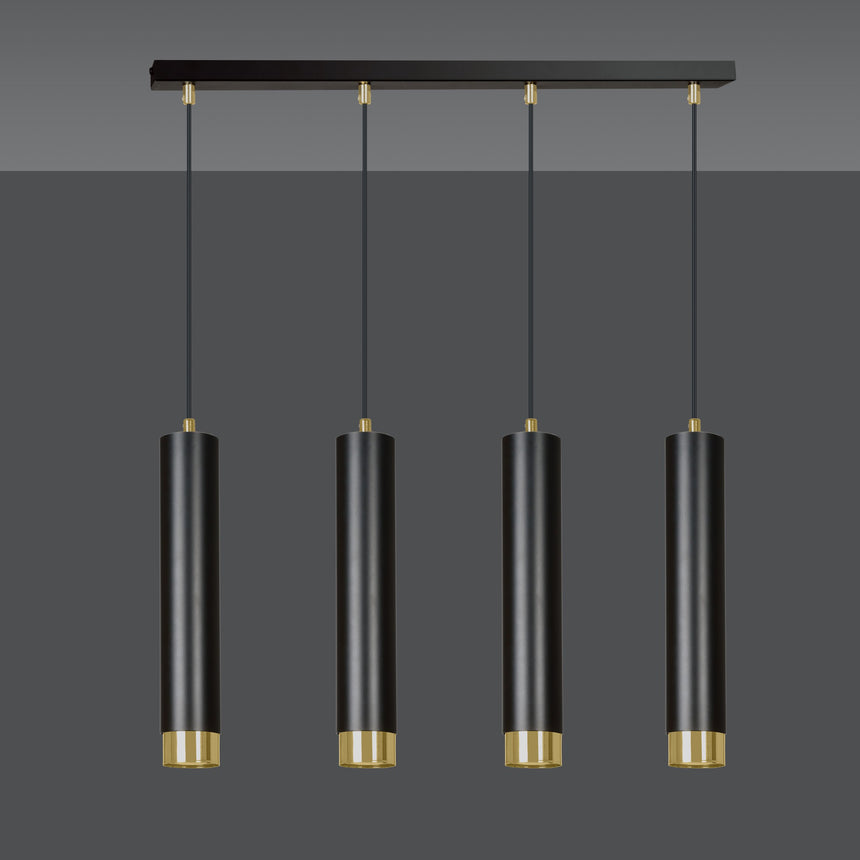 Kibo 4 BL metal pendant lamp