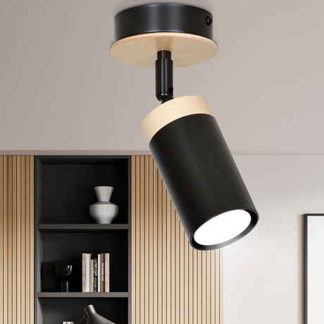 Elba 1 wooden ceiling lamp