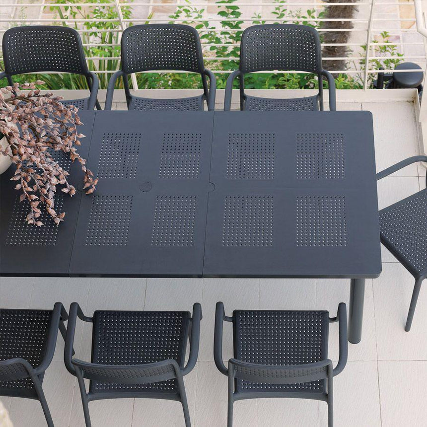 Nardi Libeccio bővíthető PP kerti asztal 160x100 - Dutch Home