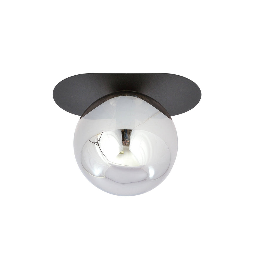 Plaza 1 BL glass ceiling lamp