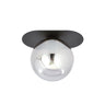 Plaza 1 BL glass ceiling lamp