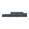 Jodie2 3 személyes balos szövet kanapé