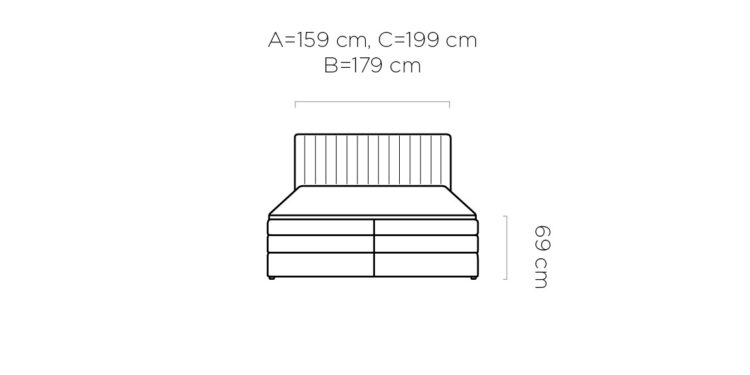 Minola  Boxspring ágy