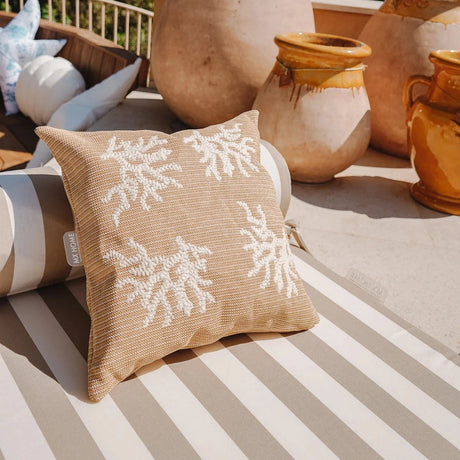 Korall szövet kerti párna