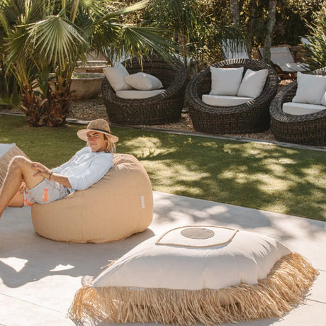 Greek Eye szövet kerti puff