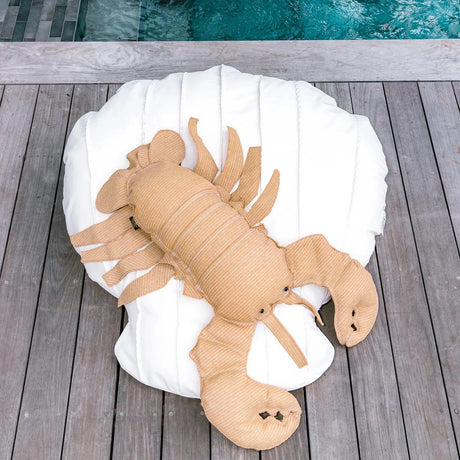 Homár alakú szövet kerti párna