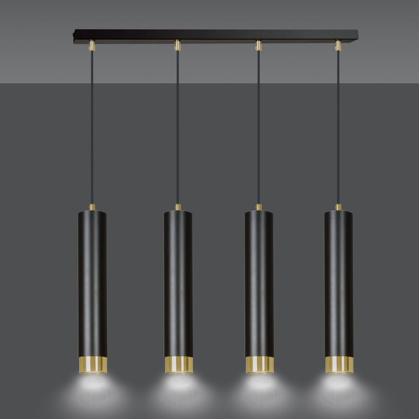Kibo 4 BL metal pendant lamp