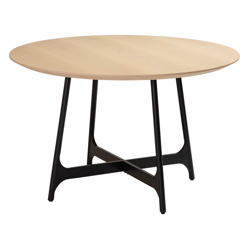 Ooid wooden dining table Ø120