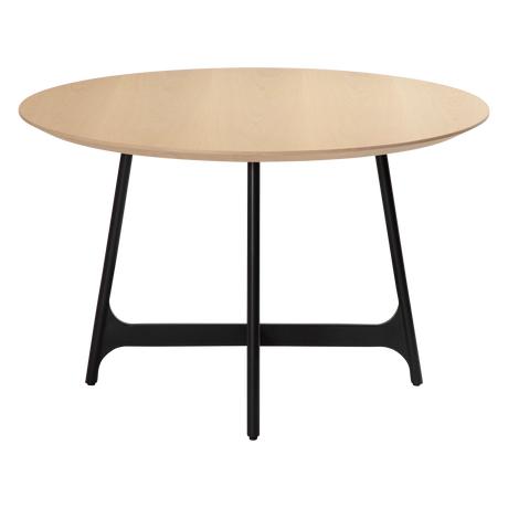 Ooid wooden dining table Ø120