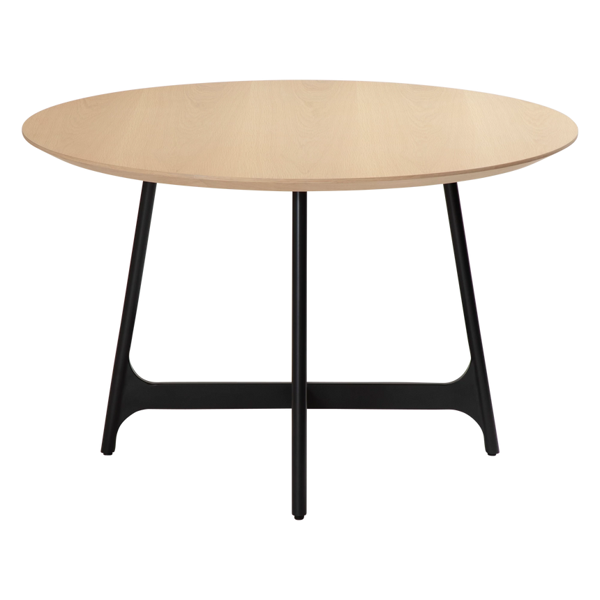 Ooid wooden dining table Ø120