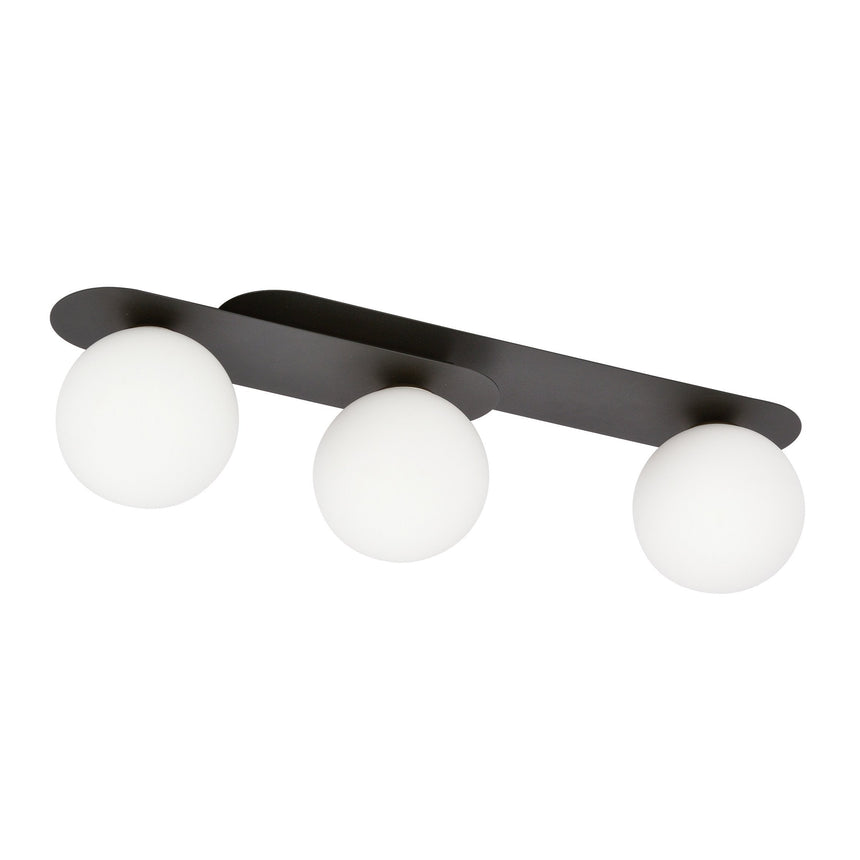 Plaza 3 BL Opal glass ceiling lamp