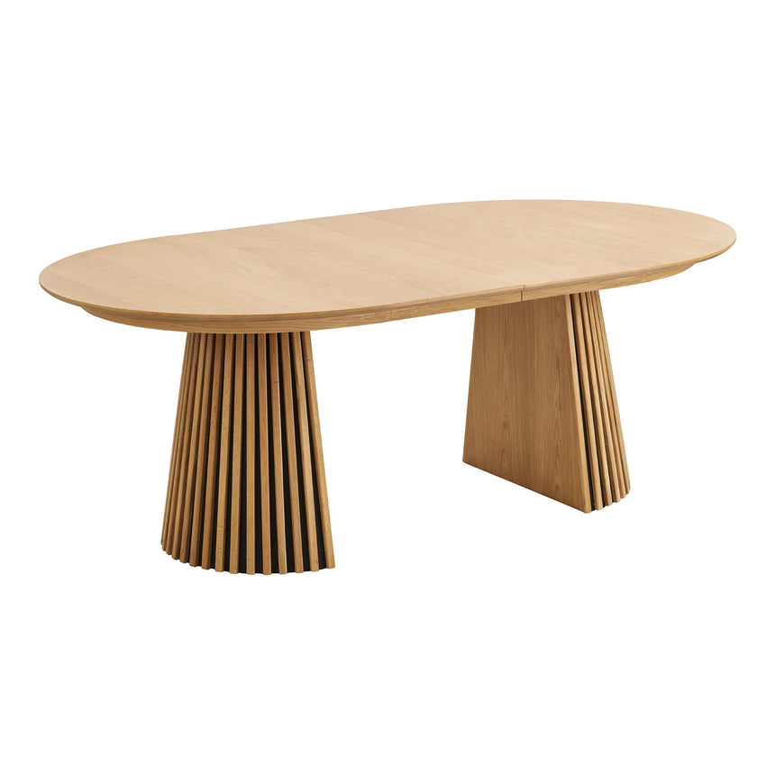 Osaka extendable wooden dining table ø120x120-240