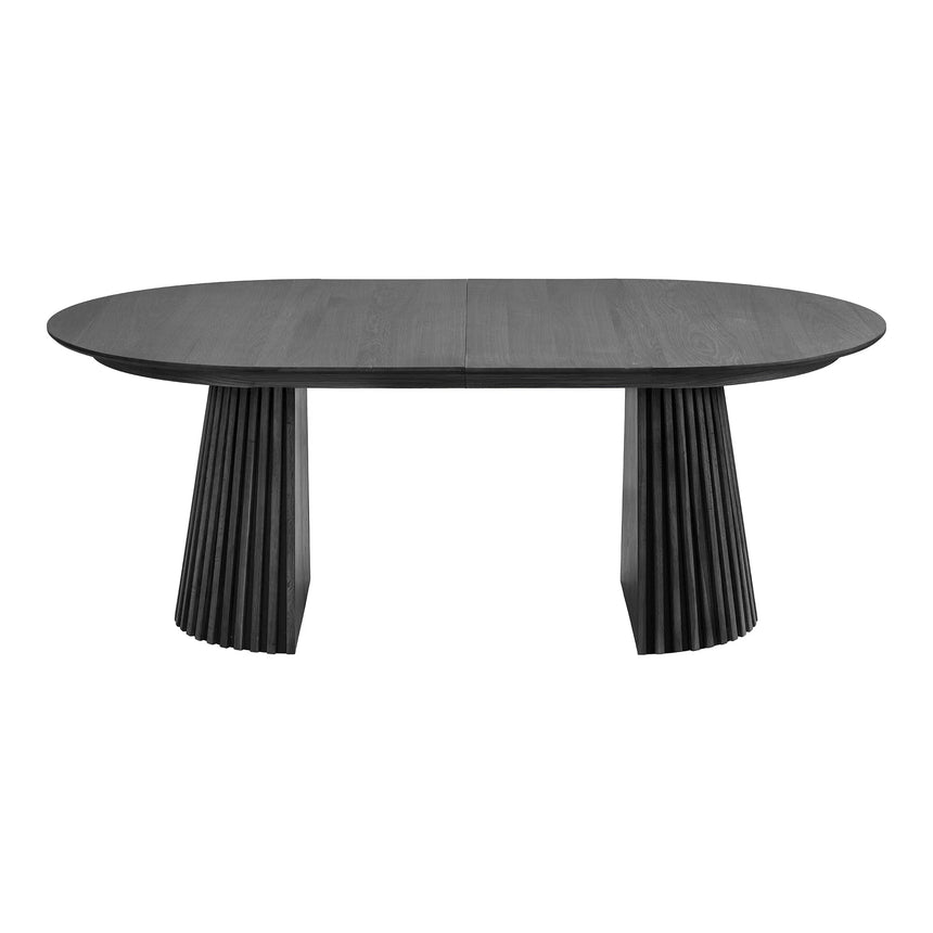 Osaka extendable wooden dining table ø120x120-240