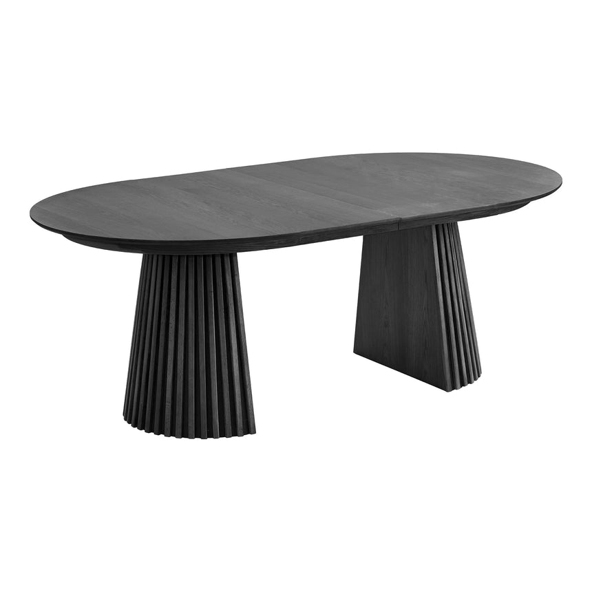 Osaka extendable wooden dining table ø120x120-240
