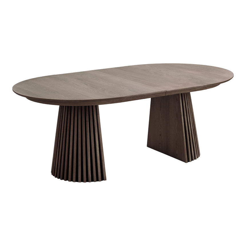 Osaka extendable wooden dining table ø120x120-240