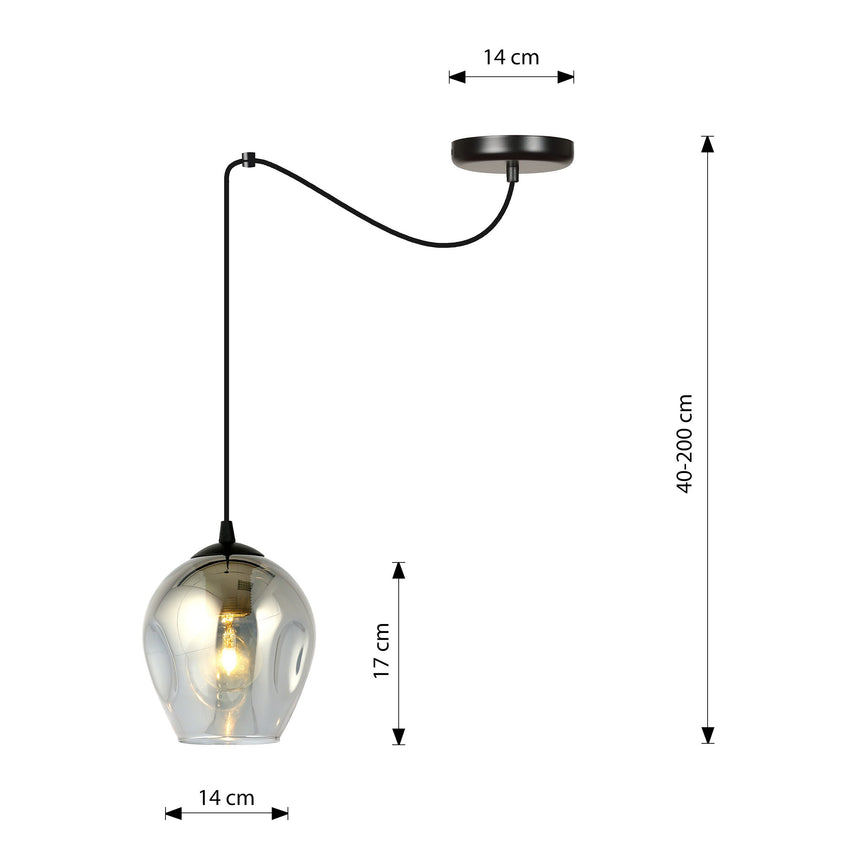 Level 1 BL metal pendant lamp