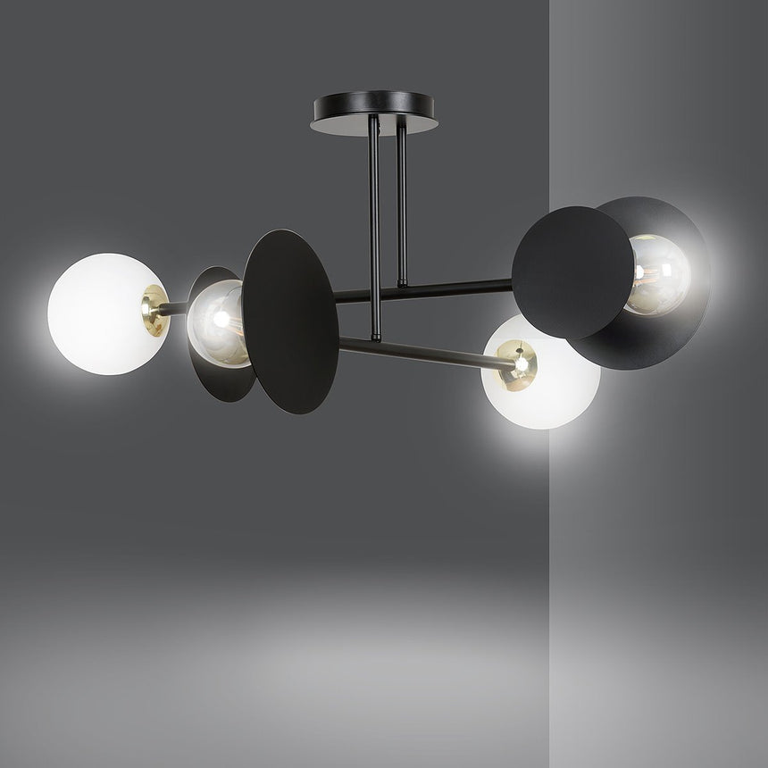 Minerva 4 metal pendant lamp