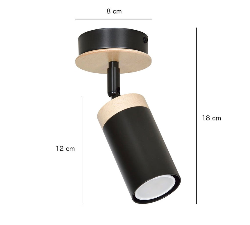 Elba 1 wooden ceiling lamp