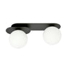 Plaza 2 BL Opal glass ceiling lamp