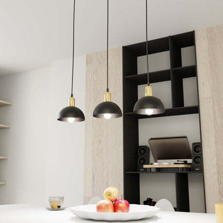 Moto 3 metal pendant lamp