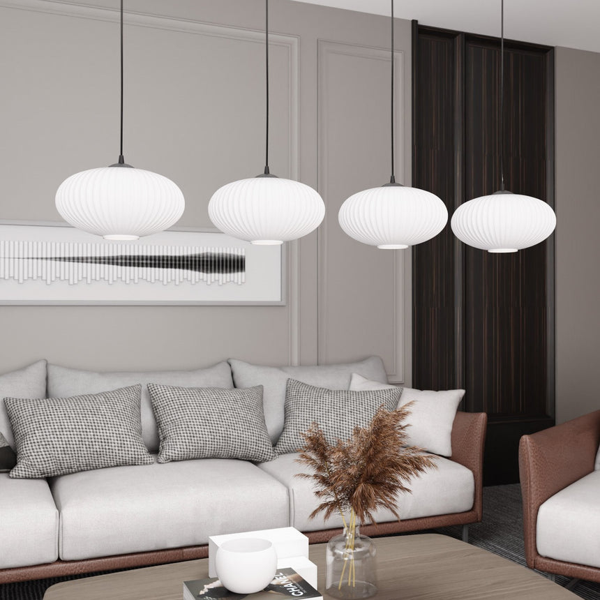 Coco 4 BL glass pendant lamp