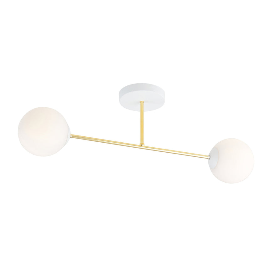 Magnum 2 WH Opal metal ceiling lamp