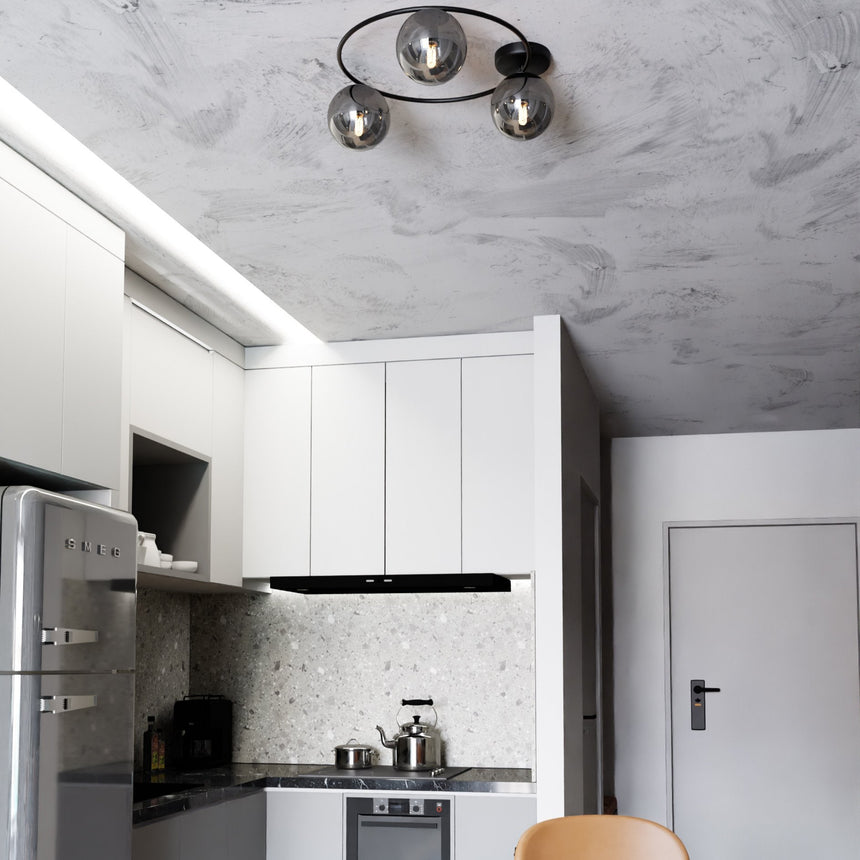 Sopra 3 metal ceiling lamp