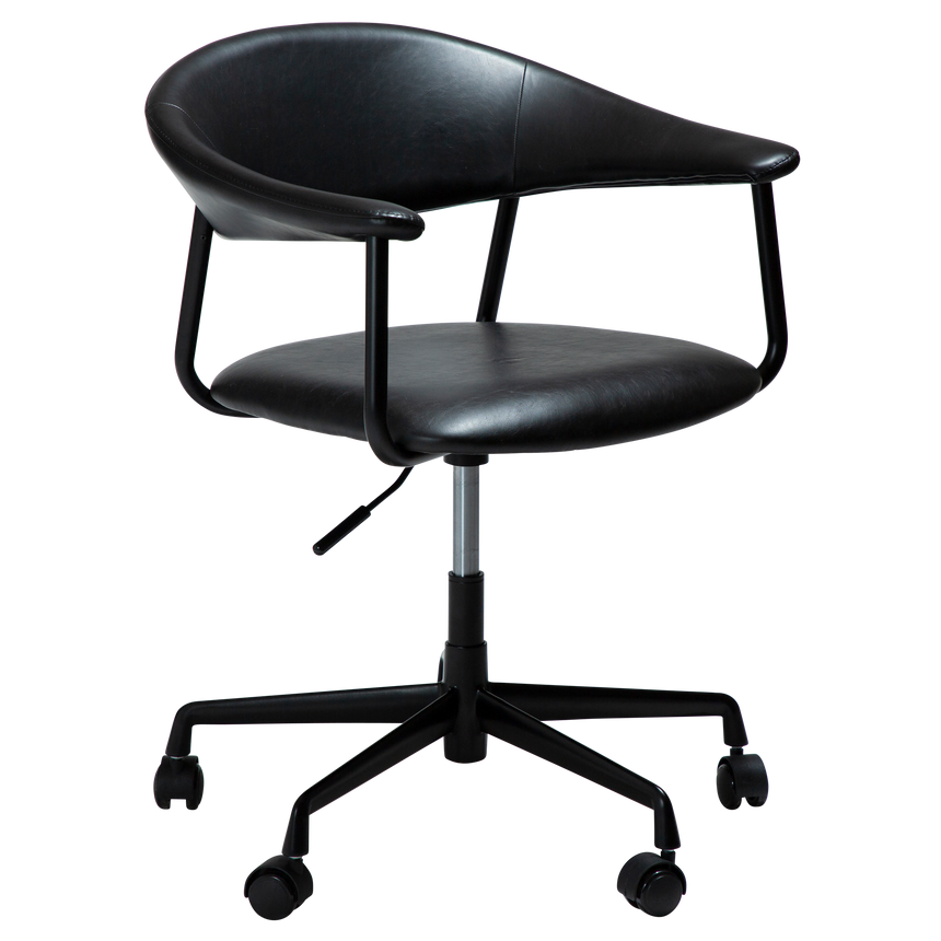 Rover textile leather rolling chair