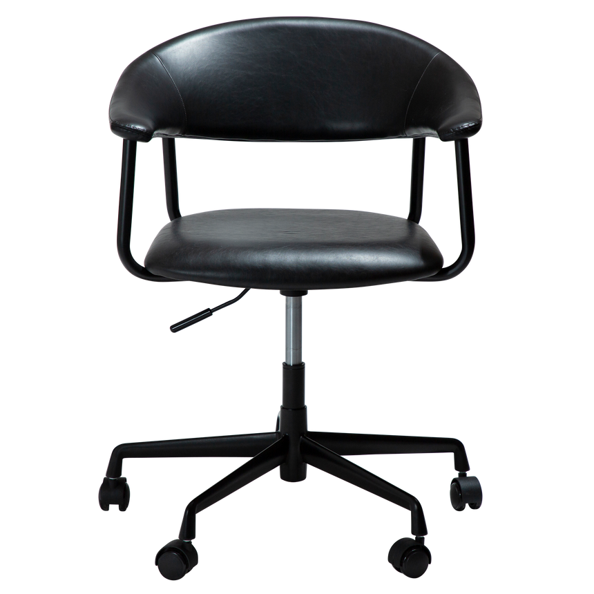 Rover textile leather rolling chair