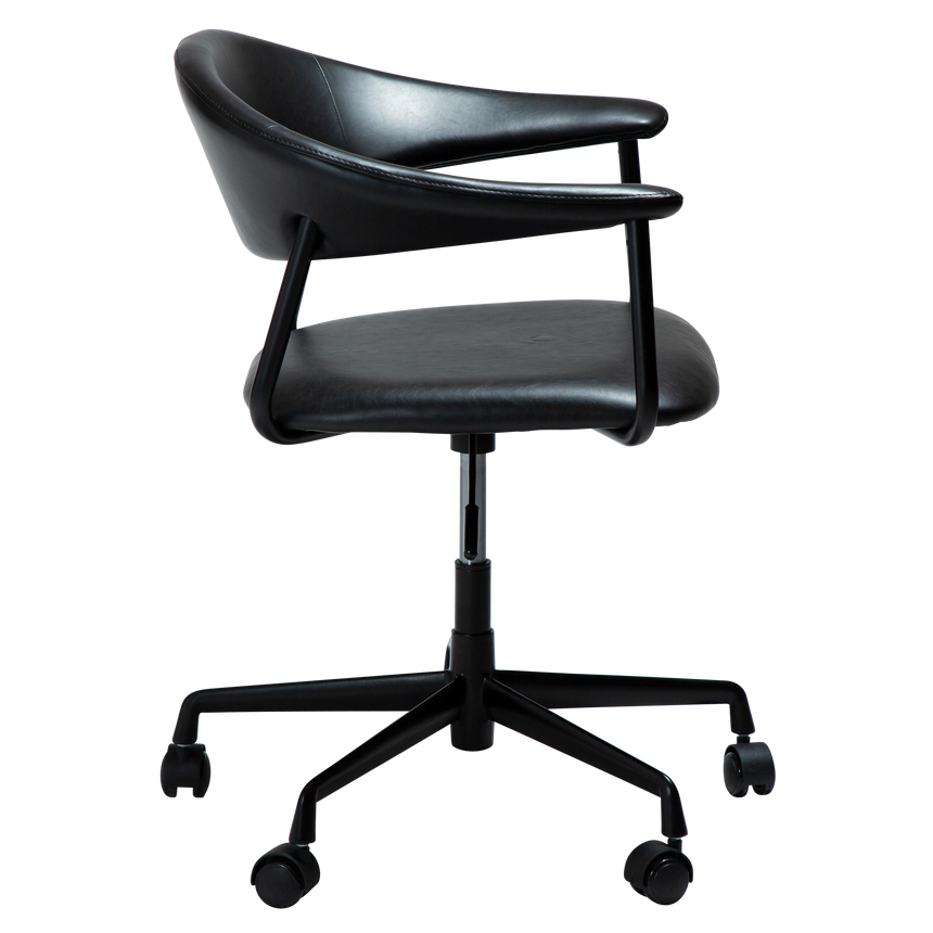Rover textile leather rolling chair