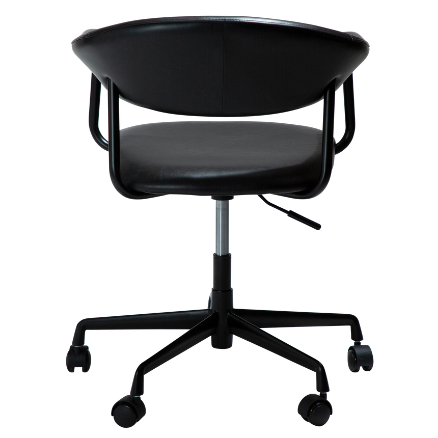Rover textile leather rolling chair