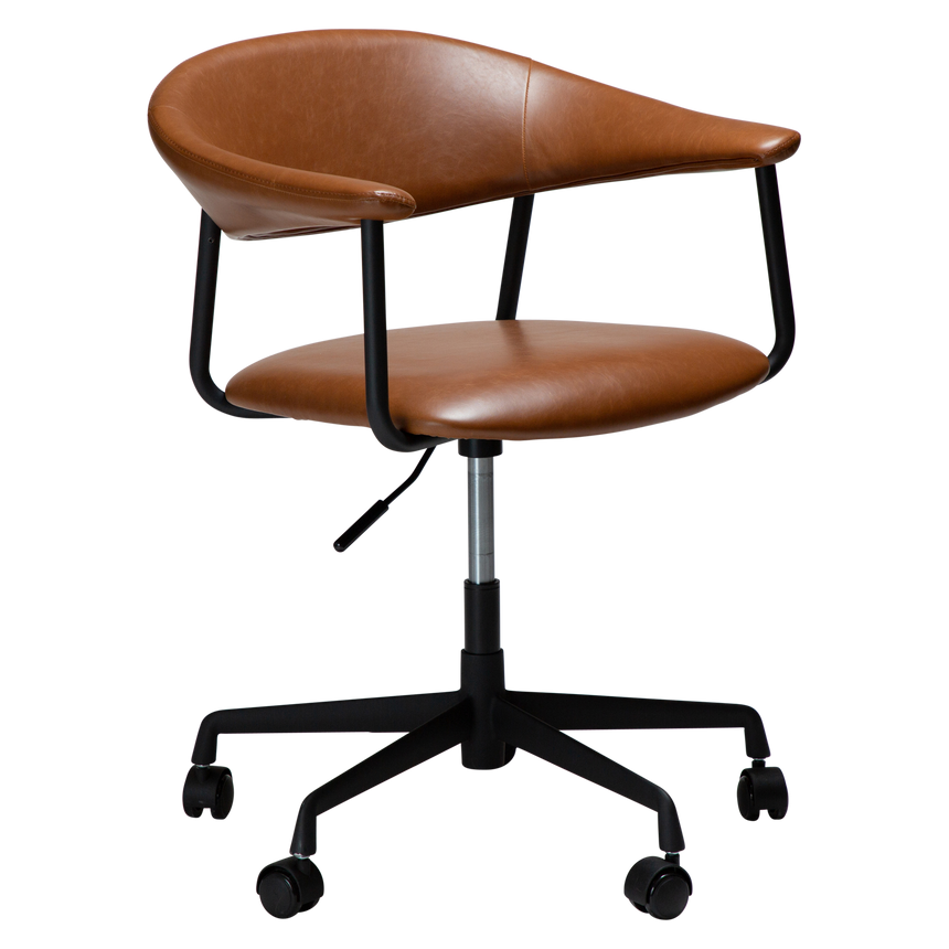 Rover textile leather rolling chair