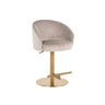 Zabi velvet bar stool
