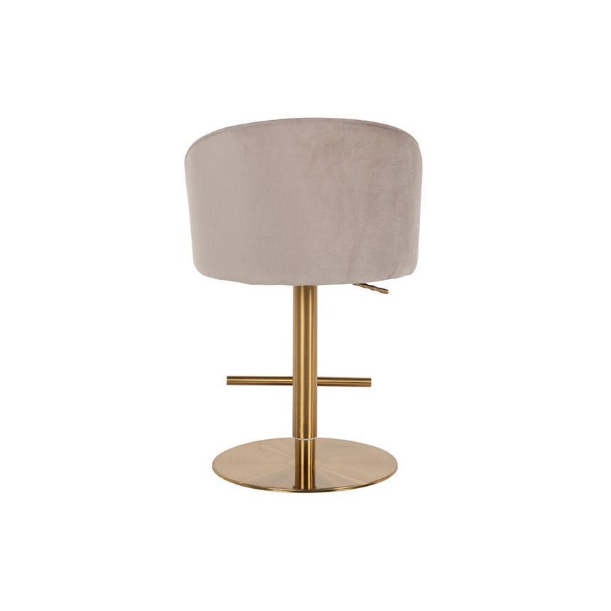 Zabi velvet bar stool