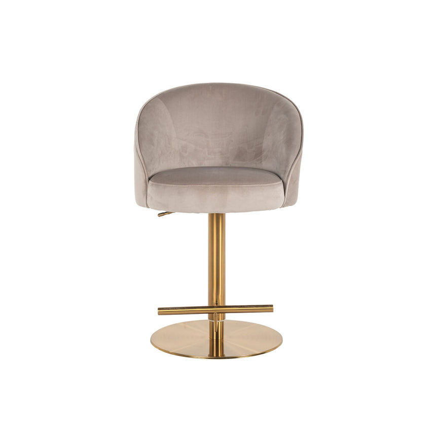 Zabi velvet bar stool