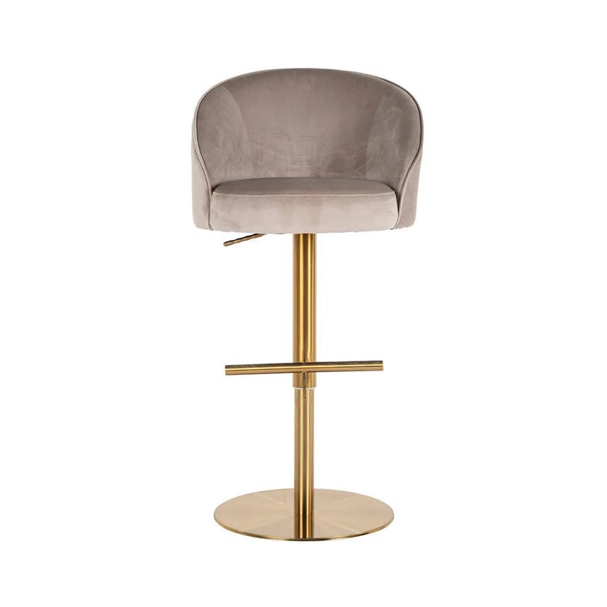 Zabi velvet bar stool