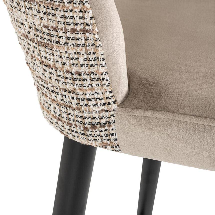 Tabitha velvet bar stool