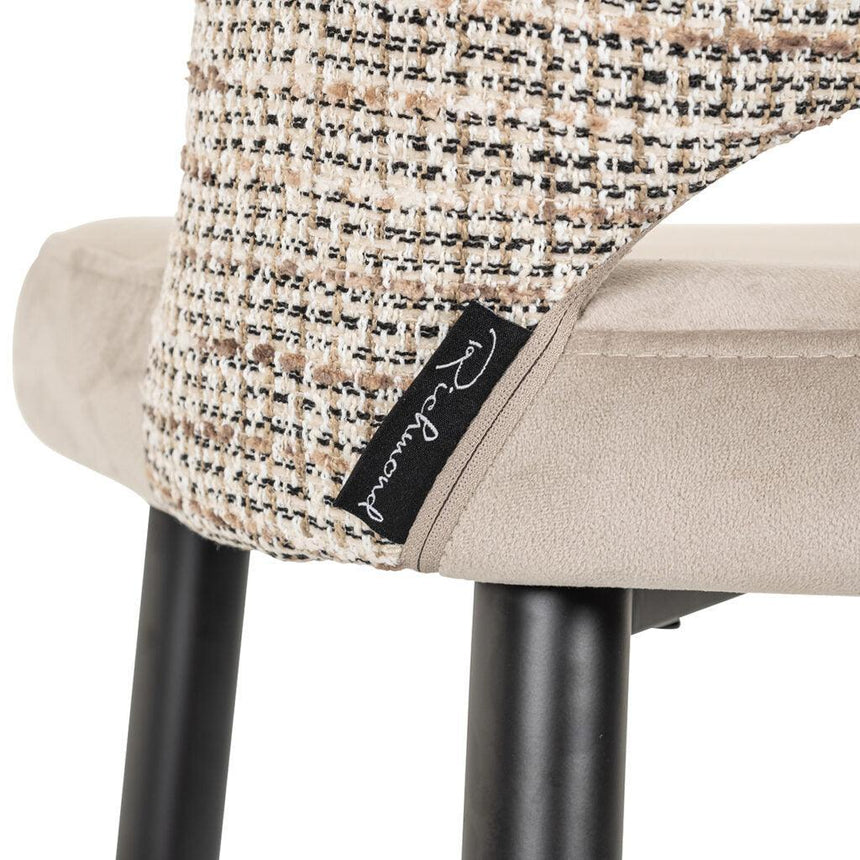Tabitha velvet bar stool