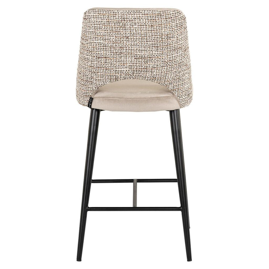 Tabitha velvet low bar stool