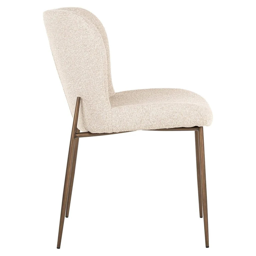 Savoy velvet low bar stool