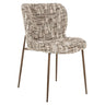 Savoy velvet low bar stool