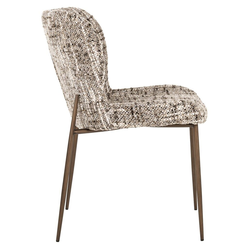 Savoy velvet low bar stool