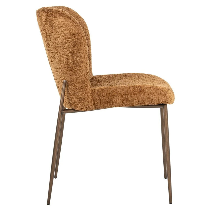 Savoy velvet low bar stool