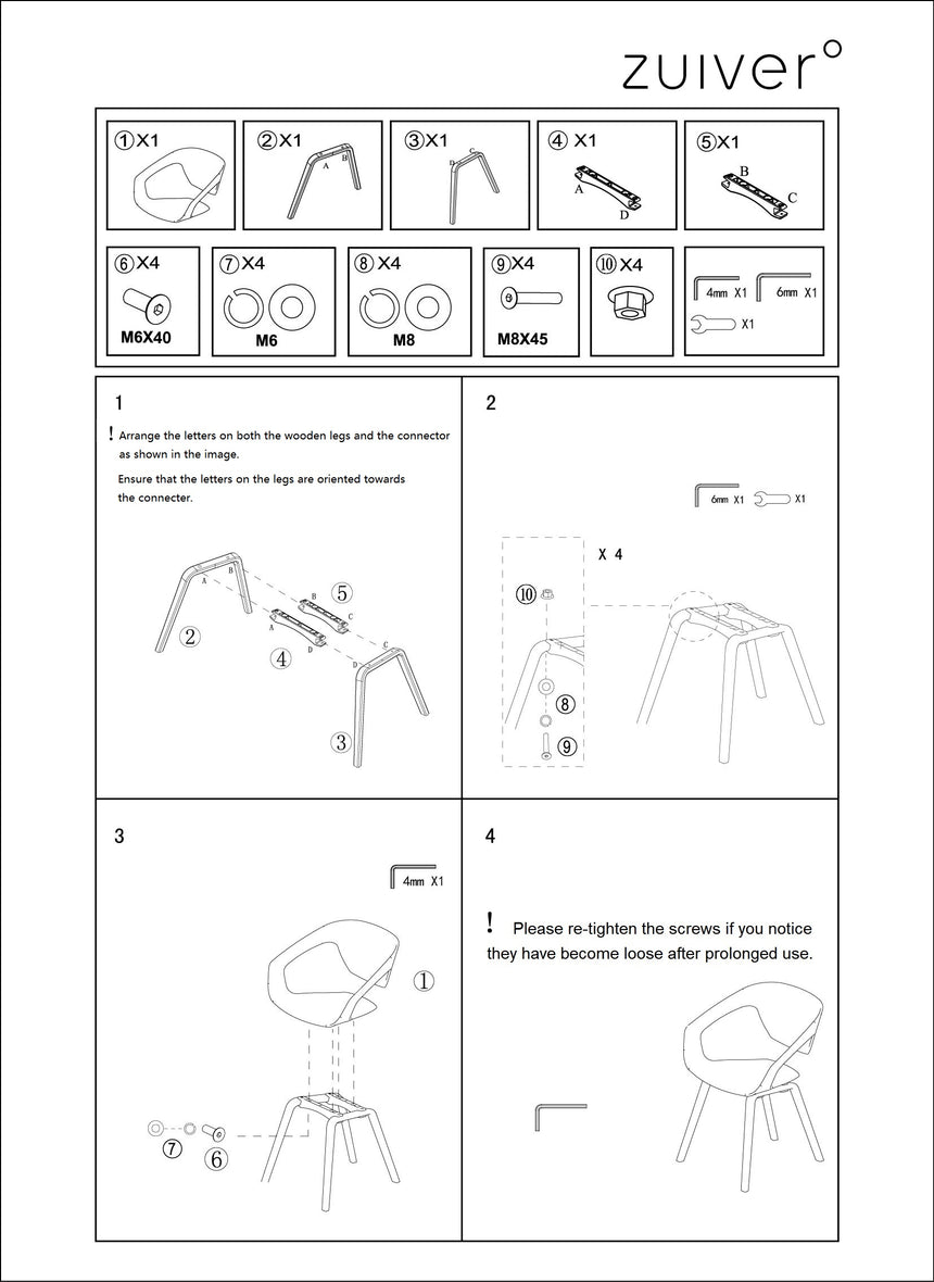Flexback buklé szék