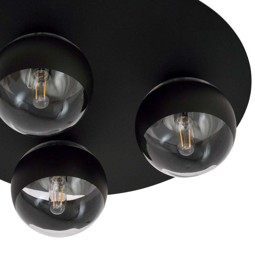 Solar 3 Stripe Metal Ceiling Lamp